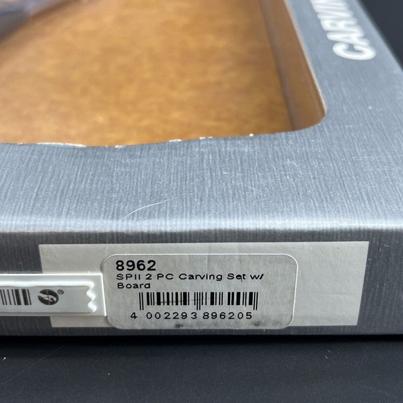 Wusthof Carving Set Black Handles with Epicurean Cutting Board Sealed New In Box - Picture 8 of 14